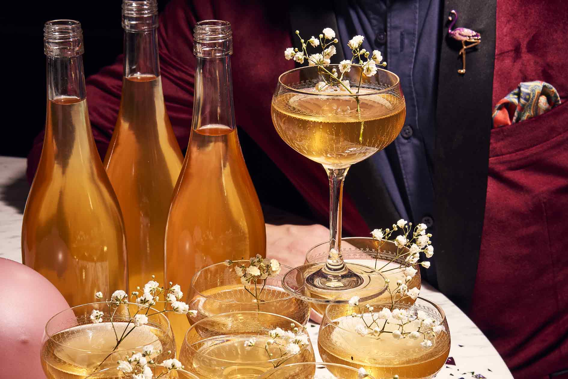 Signaturcocktails på MJ’S firanden Signaturcocktails serverade under ett privat firande på MJ'S i Malmö